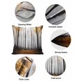 thumbnail image 6 of Decorative Throw Pillow Covers 18x18 Inch Set of 2 Forest Sunlight Fall Decor Pillow Cases for Couch, Yellow Leaves Tree Cushion Case for Living Room Bedroom Bed Car Chair, 6 of 9