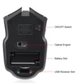 thumbnail image 2 of Ratón óptico ergonómico inalámbrico Seitruly 6 botones velocidad rápida bajo retraso Rojo, 2 of 6
