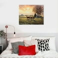 thumbnail image 5 of COMIO Farmhouse Wall Art - Old Barn&amp;Truck Canvas Pictures Wall Art, Country Windmill Landscape Prints, Modern Farmhouse Scenery Painting, Farm Horse Framed Artwork for Home Wall Decor, 5 of 5
