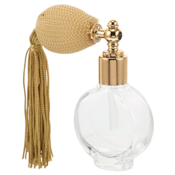 HONMEET Vintage Clear Refillable Spray Perfume Bottle Atomizer for Travel, Personal Care, and Home Use - 1 Set