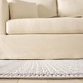 thumbnail image 4 of SAFAVIEH Martha Stewart Serenity Liana Striped Area Rug, Ivory/Grey, 6'7" x 6'7" Round, 4 of 10