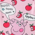 thumbnail image 5 of Peppa Pig Girls Pajamas Snug Fit Graphic Tee and Pants Pjs Cute Pink Summer loungewear Set Kids 6Y, 5 of 10