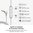 thumbnail image 3 of MEE audio M6 Sport Wired Earbuds for Running/Gym/Workouts with Memory Wire Earhooks and 3-Button Remote (Clear), 3 of 8