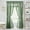 Green, variant on Paige Two-Tone Embroidered Window Curtain Set, Tan, 55" x 84"