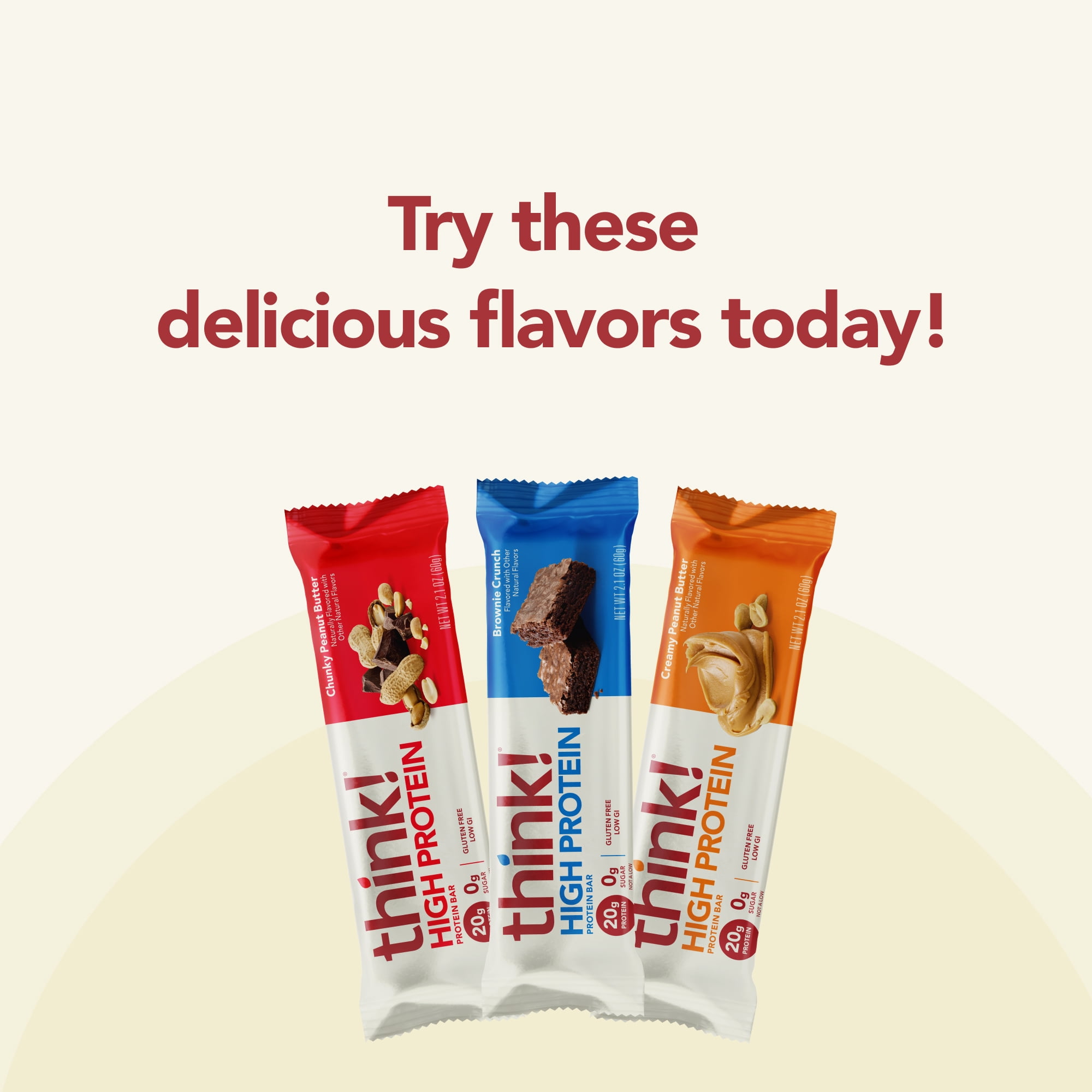 (3 pack) Think! High Protein Bars, Chocolate Mint, 20g, 5Ct