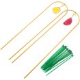 thumbnail image 2 of 1 Ensemble de Treillis pour Plantes d'Intérieur Mini Support en Métal Pot Décoratif avec Pendentif, 2 of 8