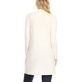 thumbnail image 4 of Women's Casual Long Sleeve Open Front Cardigan with Side Pockets, 4 of 4