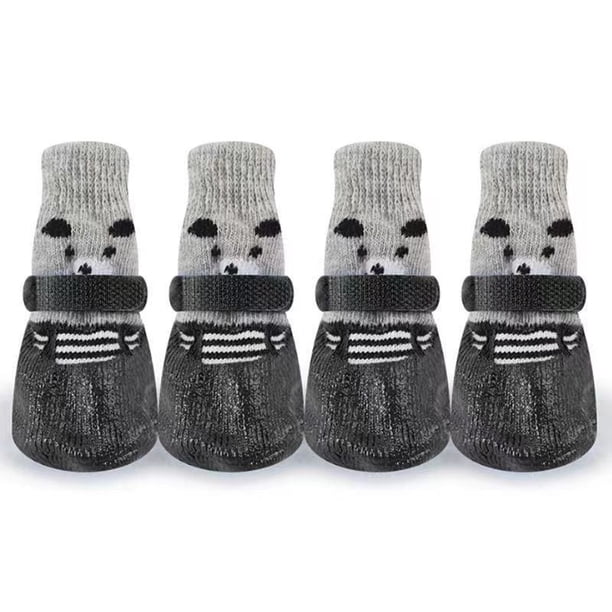 Fiudx Liquidación de ofertas flash Animales Zapatos Invierno Perro Pequeño Teddy Funda de Zapatos Tejidos de Plástico Zapatos y Calcetines para Perros