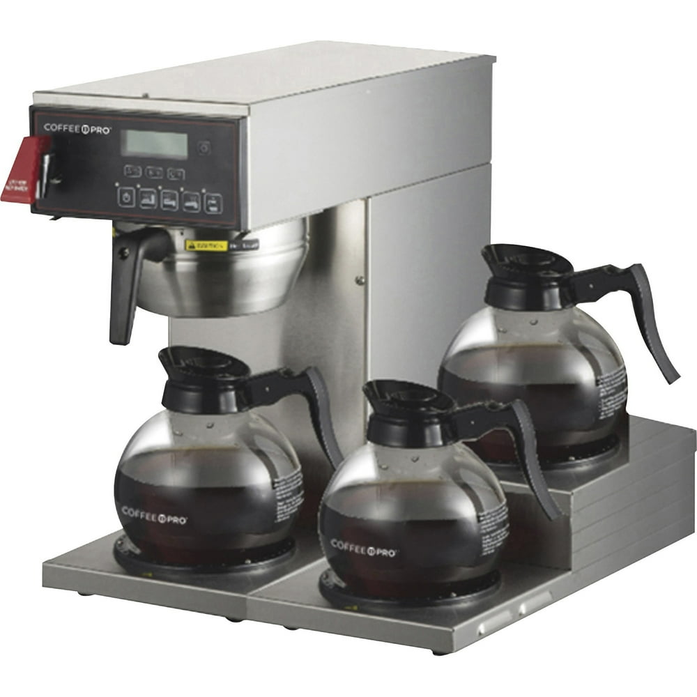Coffee Pro, CFPCP3AI, 3burner Commercial Brewer Coffee, 1 Walmart