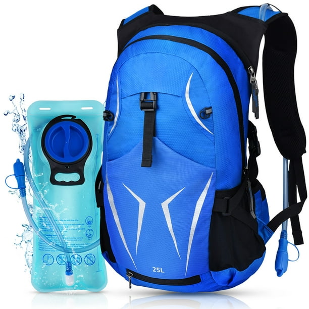 Hydration Backpack with 2L Water Bladder, Thermal Insulation Pack and  Bladder Keeps Liquid Cool up to 4 Hours, Multiple Storage Compartment, Best Outdoor  Gear for Skiing, Hiking and Cycling 