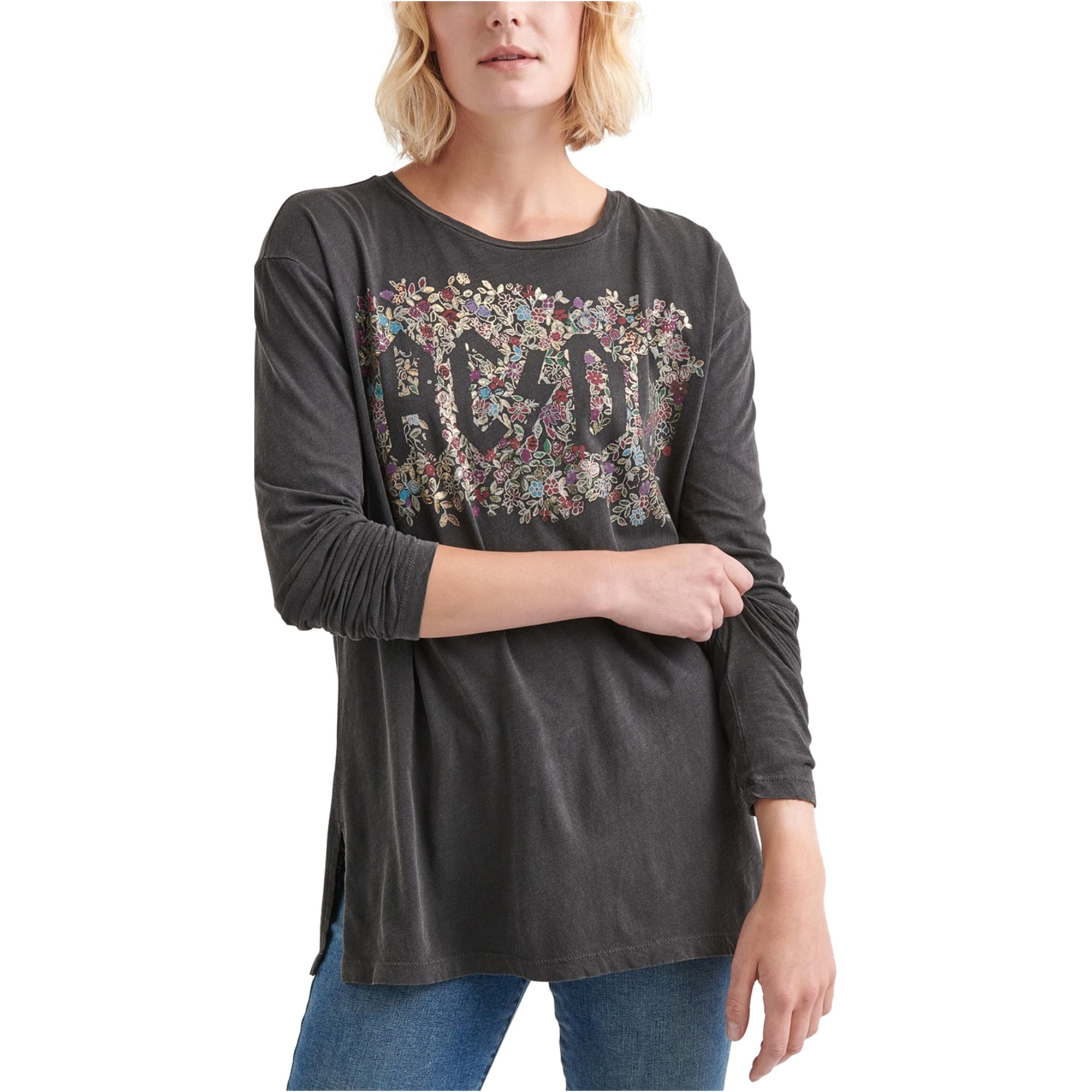 Lucky Brand Womens AC/DC Graphic T 