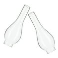 thumbnail image 3 of WHAMVOX  2 Pcs Glass Lampshade Clear Oil Kerosene Indoor Transparent, 3 of 8