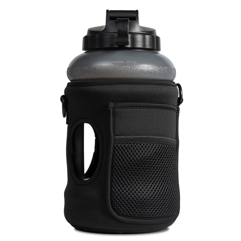 Lovelysp Water Bottle Ring 3 Hole Safety Ring - 6pcs Black Plastic Rings For DIY Bottle Sling Or Handle