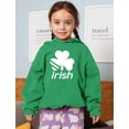 thumbnail image 4 of Tstars Boys Unisex Cute Irish Shamrock St Patricks Day Clover Kids St Patricks Day Cute Shirts Gift for Boys Irish Shirt Pride Proud Irish Toddler Kids Hoodie, 4 of 6