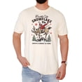 thumbnail image 3 of Buckle Up Snowflake Santa's Coming to Town Unisex Shirt Western Christmas Tee for Men & Women Ivory Shirt Adult Small, 3 of 4