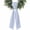 Blue, variant on Blue Square Plaid Wreath Sash for Front Door 4.5"x56", Pastel Blue Blocks Checkered Border Gingham Double-Sided Bow Ribbon Decor for Wreaths, Stair Railings, Fireplace Mantel