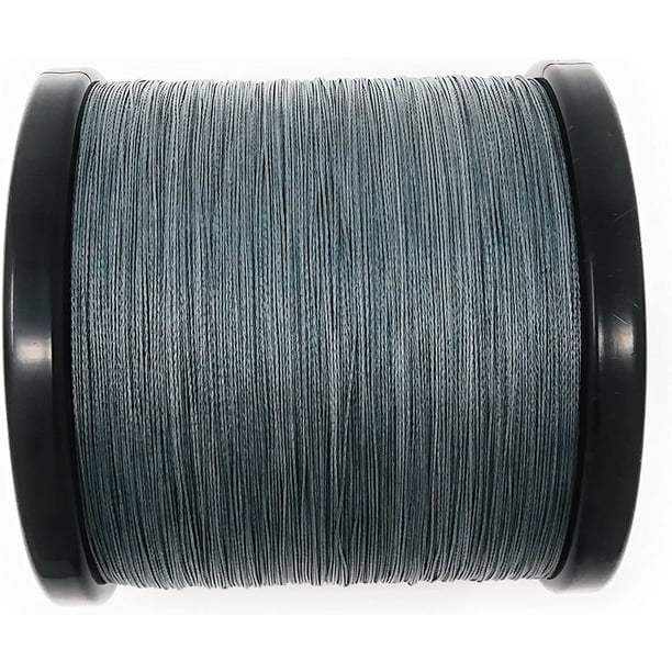 Reaction Tackle Braided Fishing Line Gray