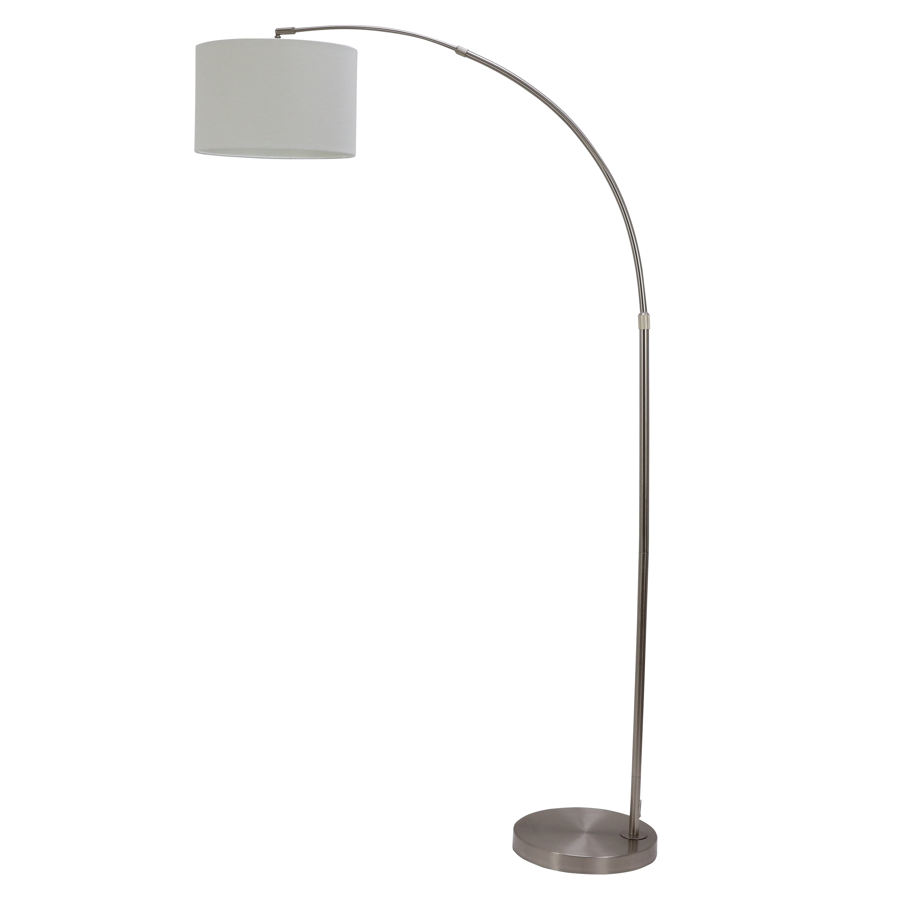 Better Homes & Gardens Arc Floor Lamp with White Shade - Walmart.com