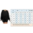 thumbnail image 3 of Sherrylily Women Oversized Long Sleeve Sweatshirts Round Neck Casual Pullover Top, 3 of 4
