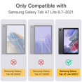 thumbnail image 7 of JETech Case for Samsung Galaxy Tab A7 Lite 8.7-Inch 2021 (SM-T227/T225/T220), Slim Translucent Back Tri-Fold Folio Stand Protective Tablet Cover (Red), 7 of 7