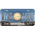 thumbnail image 1 of Saturn Rock and Ice Wind 1800 Novelty Car Auto License Plate, 1 of 2