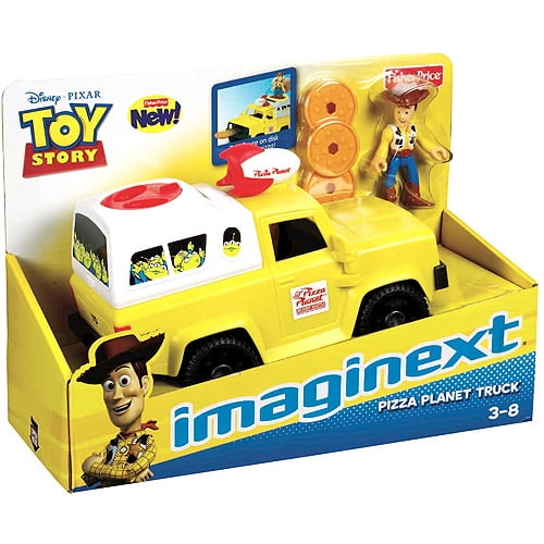 imaginext pizza planet truck