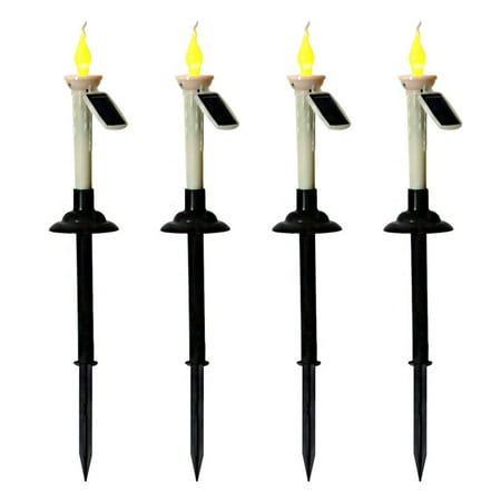 

Lacyie 4PCS Solar Lights for Garden Dual Use Waterproof Solar Lamp