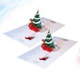 thumbnail image 1 of HEALEEP 2pcs Warm Greeting Cards Multi Colored Paper Wish Writing for Anniversary, 1 of 8