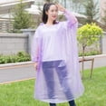 thumbnail image 2 of 10 Pack Imperméables pour Adultes Réutilisables, Ponchos de Pluie à Capuche pour Adultes, Imperméable Unisexe Universel Léger pour Hommes et Femmes Fournitures de Voyage, 2 of 5