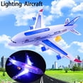 thumbnail image 2 of Children Airplane Toy Electric Plane Model With Flashing Light Sound Assembly Plane Toy For Kids Boys Children Birthday Gift 1Pc, Educational Interactive Aircraft Toy With Lights, 2 of 4