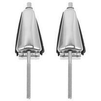 unbranded  2 Pcs Drum Hook High Tension Key Electronic Bass Hooks Silver