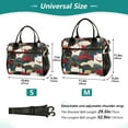 thumbnail image 4 of FORMRS Insulated Lunch Bag Unisex Large Capacity with Shoulder Strap, White Lucky Cat, 4 of 6