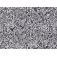 thumbnail image 2 of Zelouf Scroll Paisley Print With Trans On Lace  , Sewing, DIY, Crafts Fabric by the Yard, Ivory/black, 7 Yard, 2 of 2
