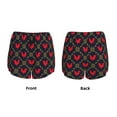 thumbnail image 5 of Lsque Red Rooster Printed Women's Running Shorts with Liner Pockets,Elastic Quick Dry Workout Athletic Gym Yoga Shorts,Womens High Waist Shorts-Large, 5 of 9