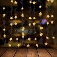 thumbnail image 6 of Beforeyayn Glitter Star Ceiling Decor, Hanging Star and Moon Party Streamers, Festive Ceiling Ornaments for Birthday, Wedding, Christmas, Party, Celebration, 6 of 6