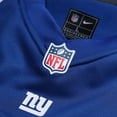 thumbnail image 4 of Men's Nike Demetrius Flannigan-Fowles  Royal New York Giants Team Game Jersey, 4 of 5