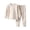Beige, variant on Thermal Underwear For Kids Boys Toddler Warm Thermal Set Fleece Lined Long Joh๐งs Base Layer Girls Winter Flannel Clothing