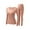 Rose Gold, variant on Hugcore Winter Clothing for Women Women Ultra-Soft Set Base Layer Top & Bottom Long Johns for Women Thermal Sets Cold Weather Top Bottom Thermals for Women, Black, L