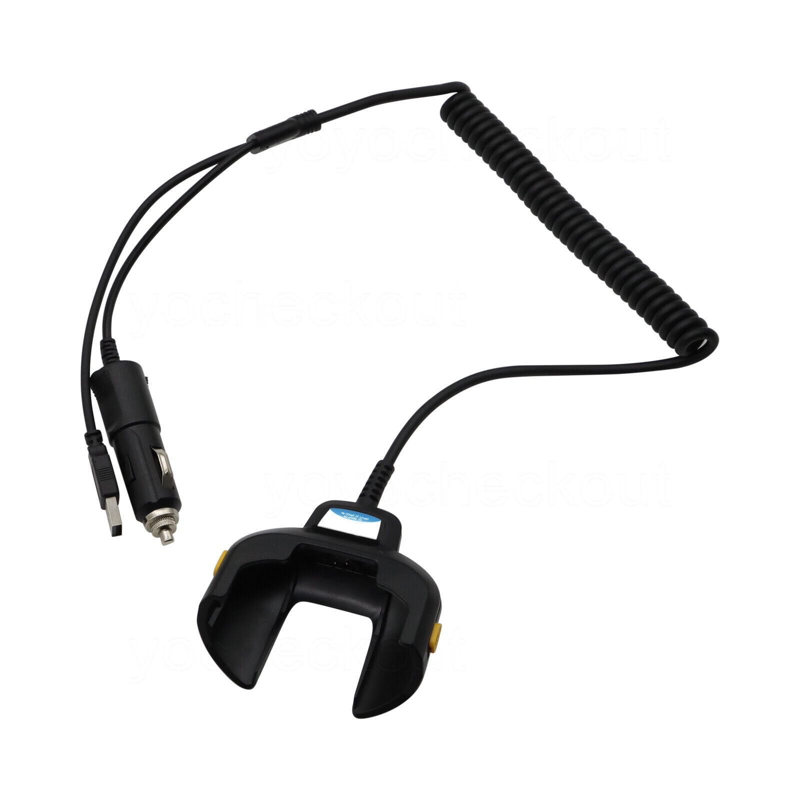 USB & Vehicle Car Charger Cable For Zebra TC70 TC77 TC72 TC75 TC75X 2-in-1 USB and Car Quick Charger Cable-2PCS