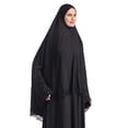 thumbnail image 2 of Nuoqisi Women's Elegant Modest Muslim Islamic Ramadan Soft Lightweight Hijab Long Scarf 2026 Prayer Clothes, 2 of 8