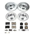 thumbnail image 2 of PowerStop Front and Rear Z23 Evolution Sport Carbon-Fiber Ceramic Brake Pad and Drilled & Slotted Rotor Kit Fits: MERCEDES-BENZ Select Models K8887, 2 of 7