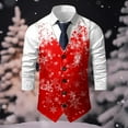 thumbnail image 2 of MuXiKeJi Clothes Mens Christmas Vest,Printed Vests Festival Outerwear Jackets,Holiday Graphic Sweater Vest Mens Fall Winter Clothing, 2 of 6