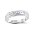 thumbnail image 3 of Diamond Princess 10kt White Gold His Hers Round Diamond Solitaire Matching Wedding Set 1/3 Cttw, 3 of 3