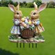 thumbnail image 5 of pstuiky Huevos de Pascua acrílicos impermeables para exteriores decoración de patio tapones de suelo accesorios de paisajismo, 5 of 6