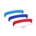 thumbnail image 4 of Xotic Tech TRI Color M Sporty Grille Insert Trim Exact Fit Kidney Grill Stripe Clip for BMW 3 series E46 LCI Sedan 2002-2004 (11 beam bars), 4 of 7