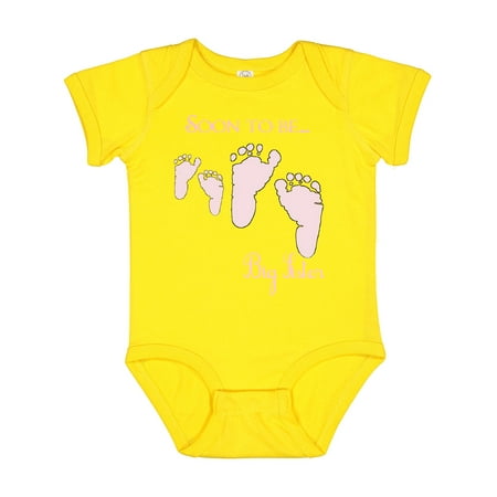 

Inktastic Soon to Be Big Sister Gift Baby Girl Bodysuit