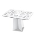 thumbnail image 1 of Cepillo de maquillaje Soporte de secado Cepillo de secado Rack Cosmético Cepillo Secador Estante de almacenamiento 26 Slot Acrylic Brush Soporte Blanco 26 Agujeros Inevent CE001626-00, 1 of 7