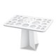 thumbnail image 1 of Cepillo de maquillaje Soporte de secado Cepillo de secado Rack Cosmético Cepillo Secador Estante de almacenamiento 26 Slot Acrylic Brush Soporte Blanco 26 Agujeros Sweethay CE001626-00, 1 of 7