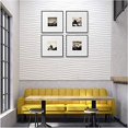 thumbnail image 2 of Easy Peel And Stick, Durable Plastic 3D Wall Panel, Bedroom Living Room Modern Background Wall Decor - Drift Design. 12 Panels. 32 SF. Matte White, 2 of 6