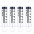 thumbnail image 1 of 4-Pack 100mL Sterile Syringes with Caps and Catheter Tips, Individually Sealed Plastic Liquid Dispensers for Various Uses, 1 of 5